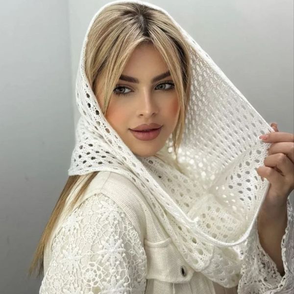 شال رینگی قلاب بافی