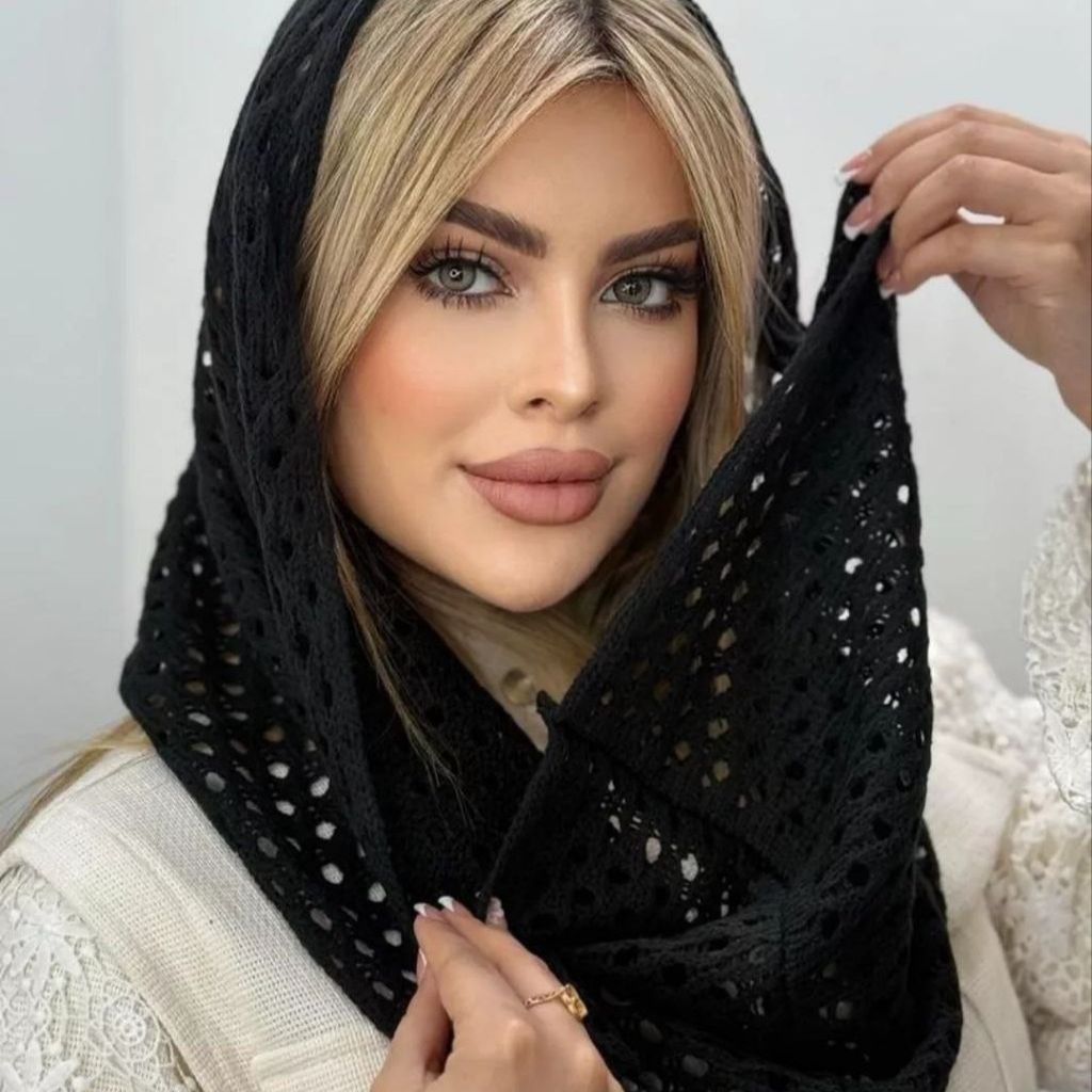 فروش اینترنتی شال رینگی قلاب بافی