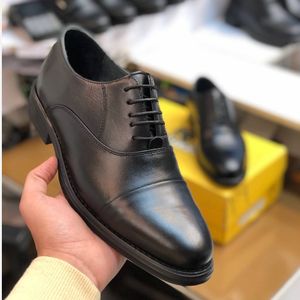 خرید اینترنتی کفش چرم مجلسی مردانه مدل ونیز رنگ مشکی
