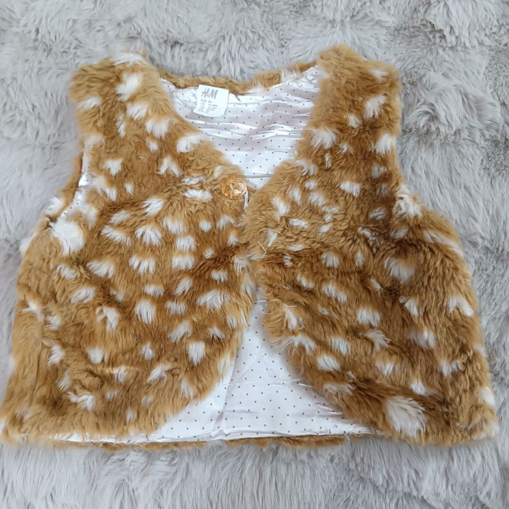 قیمت پافر H&m پشمالو وارداتی طرح گربه ای