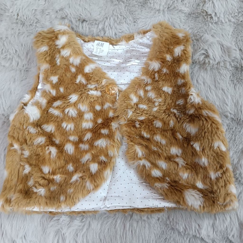 قیمت پافر H&m پشمالو وارداتی طرح گربه ای