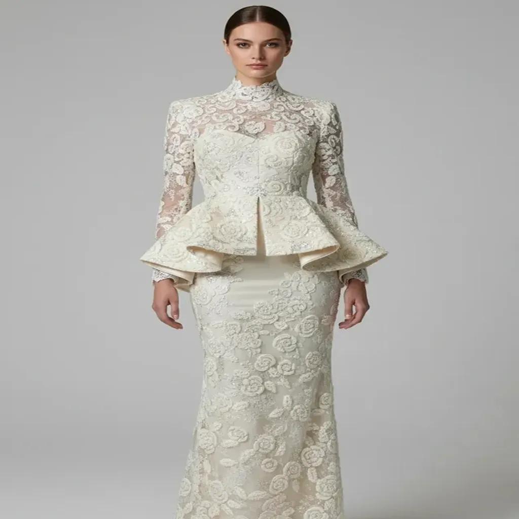 خرید اینترنتی قیمت پارچه دانتل فرانسه طرحدار 1234