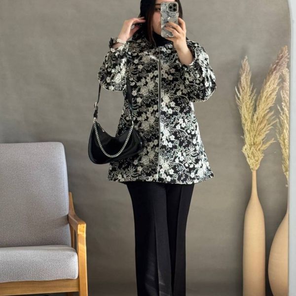 کت سوزندوزی نیلا ربا