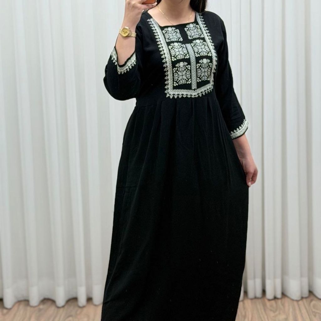 قیمت ارزان پیراهن ساحلی نخی خنک سبک یقه چاپ فری سایز