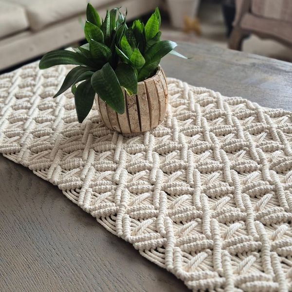 رانر پربافت مکرومه مدل سیمین دخت