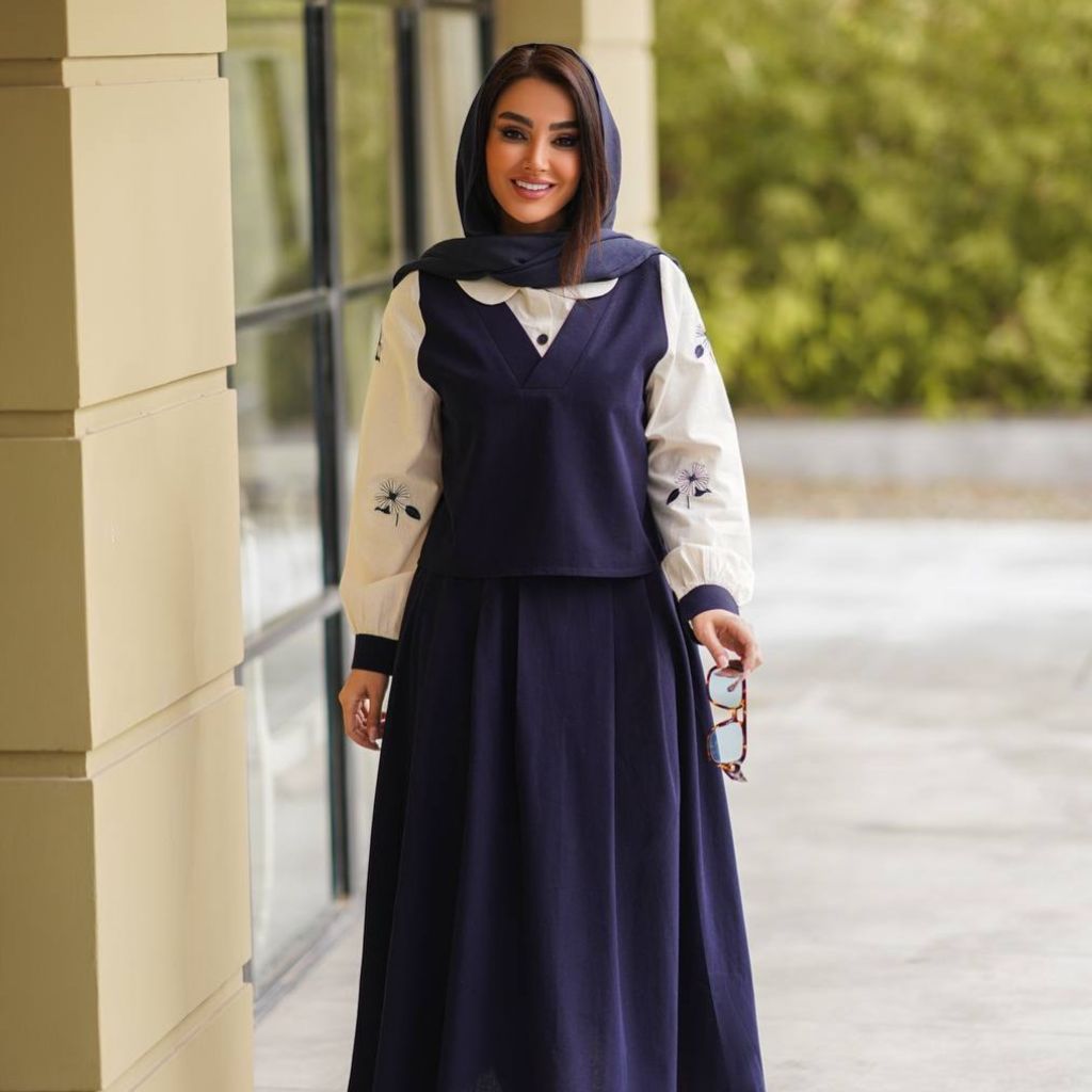 خرید انلاین شومیز و دامن یاسمین