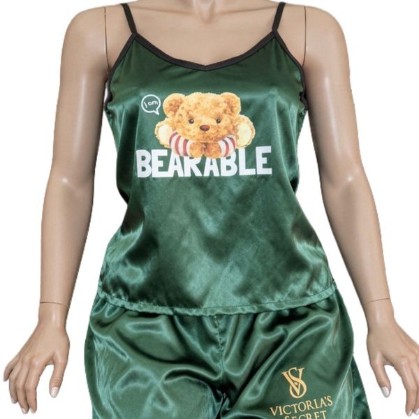 تاپ و شلوارک ساتن