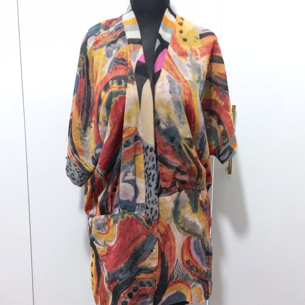 شومیز مانتویی حریر