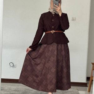 ست کت دامن مزونی ربا