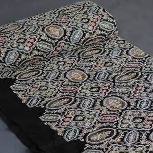 خرید اینترنتی قیمت پارچه لینن سوزن دوزی سبک نو 1054