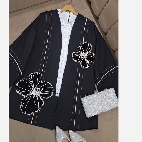 مانتو مجلسی مدل میرا مشکی