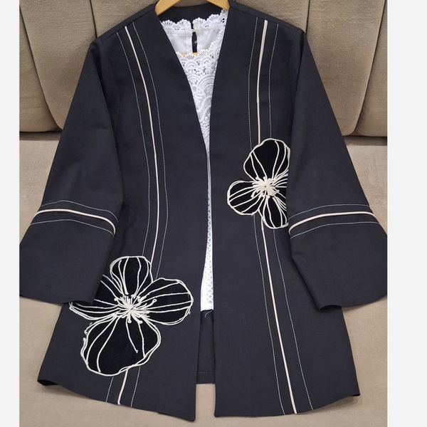 مانتو مجلسی مدل میرا مشکی