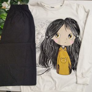 ست بلوز شلوار دخترانه st5r