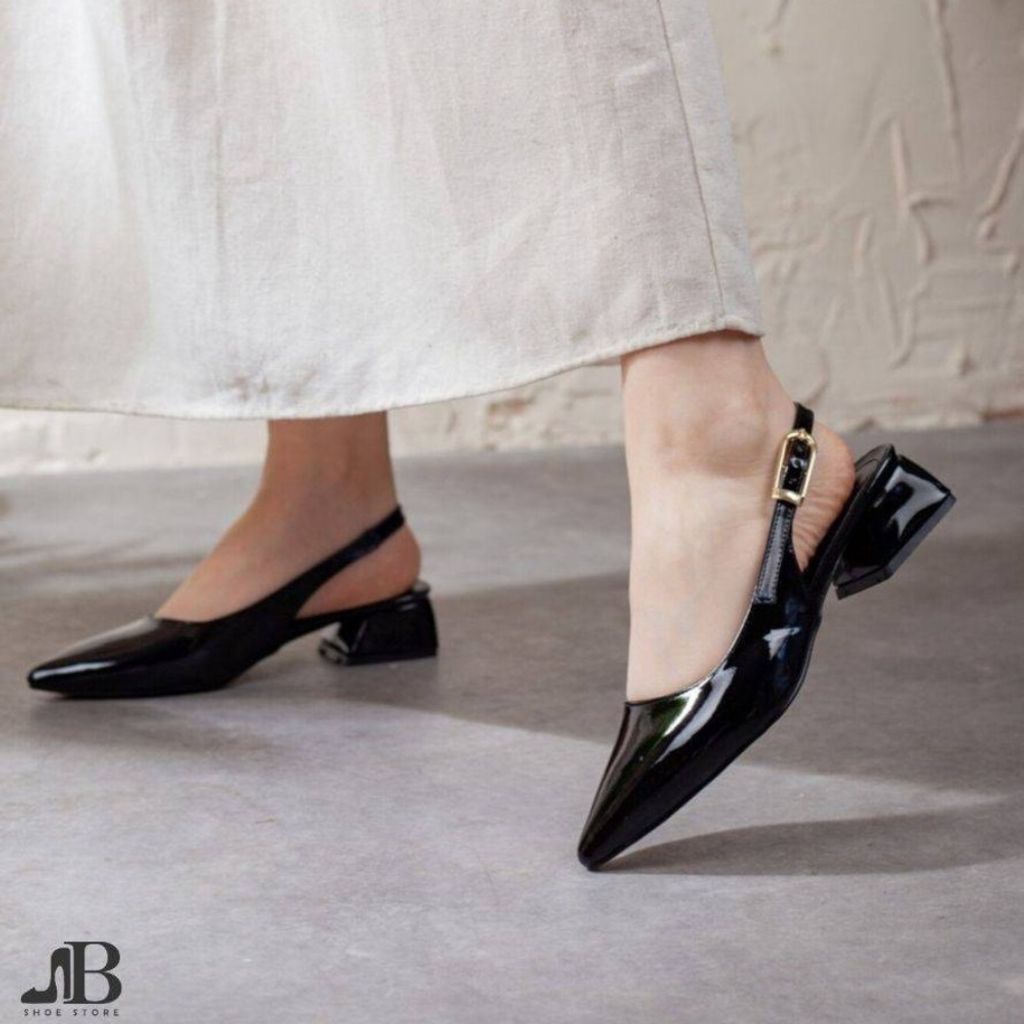 قیمت کفش کلاسیک پشت باز ورنی جدید زنانه