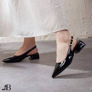 قیمت کفش کلاسیک پشت باز ورنی جدید زنانه