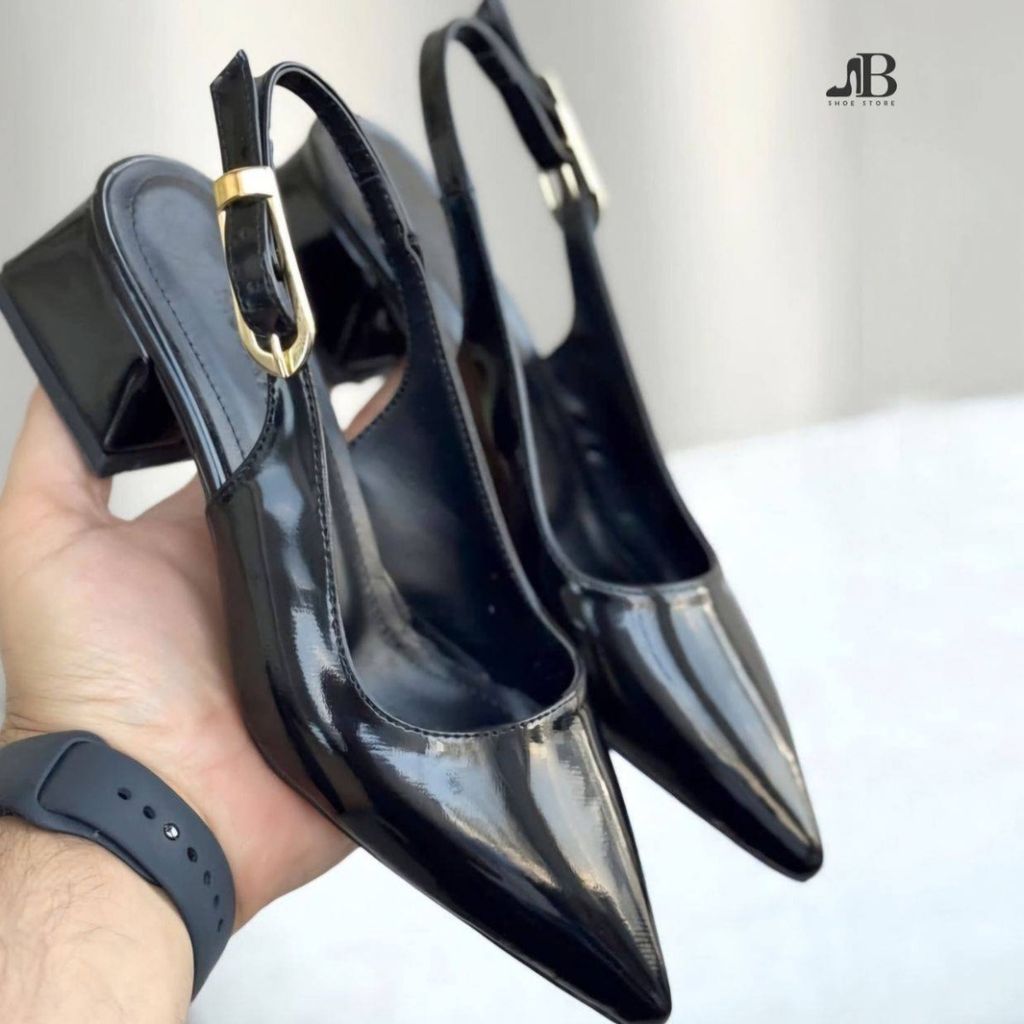 قیمت کفش کلاسیک پشت باز ورنی جدید زنانه