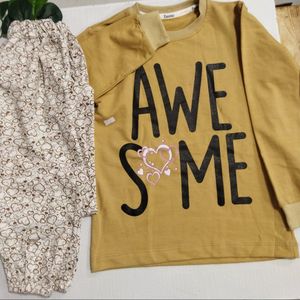 ست بلوز شلوار دخترانه stet56