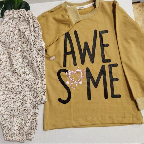 ست بلوز شلوار دخترانه stet56