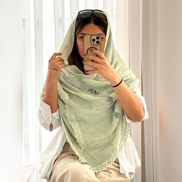 شال حاشیه دانتل بهاره