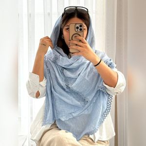 شال حاشیه دانتل بهاره