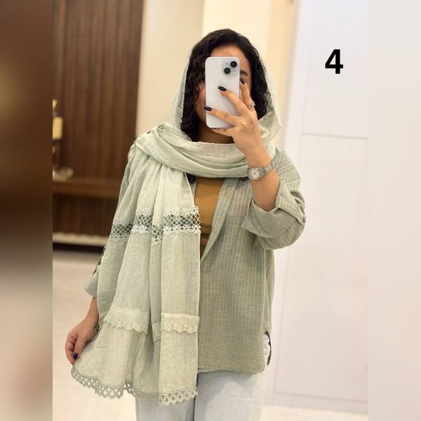 شال حاشیه دانتل بهاره