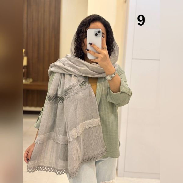 شال حاشیه دانتل بهاره