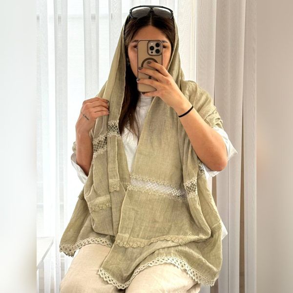 شال حاشیه دانتل بهاره