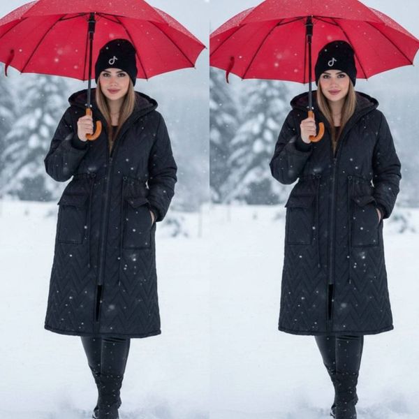 کاپشن زنانه  طرح اسرا