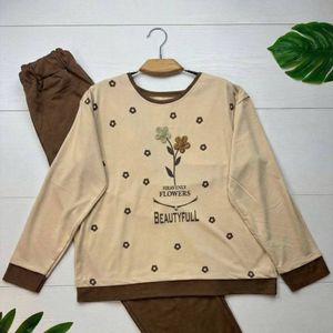 ست بلوز شلوار flowerپنبه