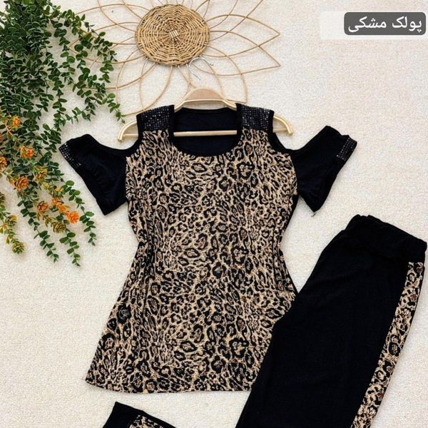 ست تونیک شلوار زنانه و دخترانه طرح فرتوش