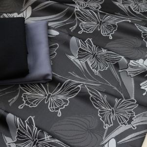 پارچه ژاکارد طرح پروانه ای