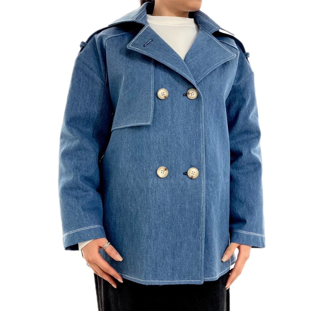 خرید اینترنتی ترنچ کت جین