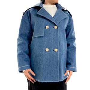 خرید اینترنتی ترنچ کت جین