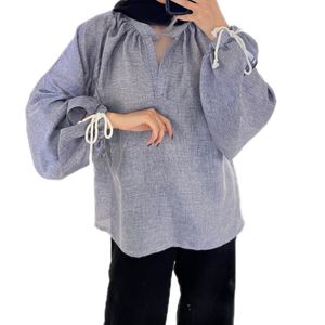 قیمت ارزان شومیز جلو بسته کنف ترک