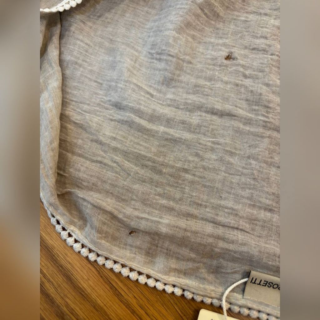 خرید اینترنتی شال  بهاره دورعدسی دستک دانتل