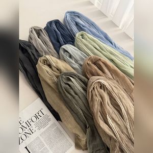 شال  بهاره دورعدسی دستک دانتل