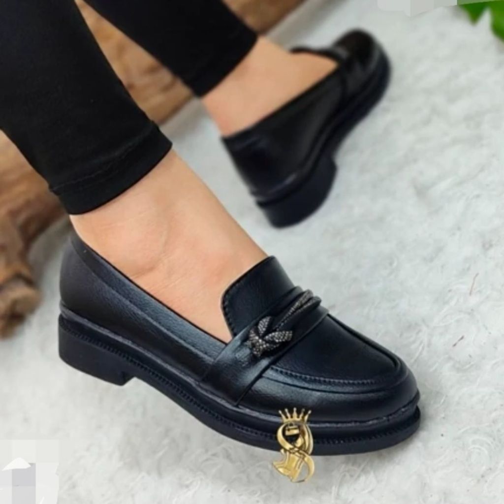 قیمت ارزان کالج دانشجویی زنانه لوفر سبک راحت زیره پیو شرکتی ضدسایش و شکستگی