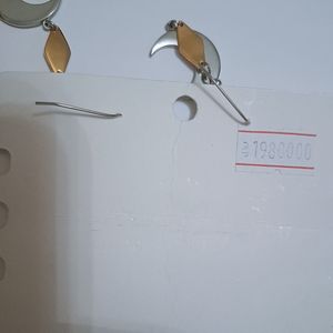 مشخصات گوشواره استیل طرح ماه
