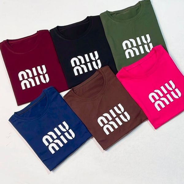 ست تیشرت باکسی + شلوار بگ نخ پنبه سوپر زنانه miu miu