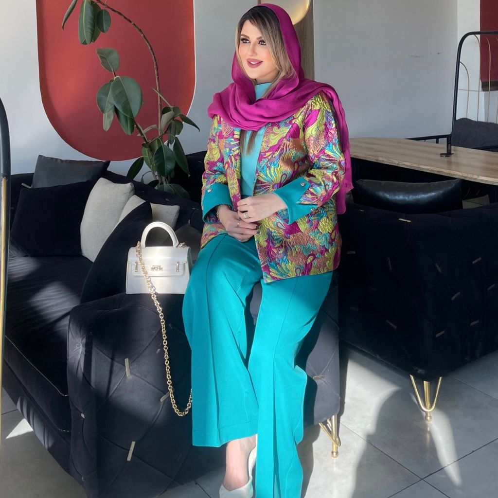 خرید انلاین ست کت و شلوار اورکیده (کالکشن فروزان نریمیسا)