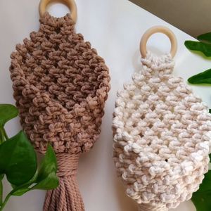مشخصات مجموعه دو عددی اویز گل مکرومه بافی
