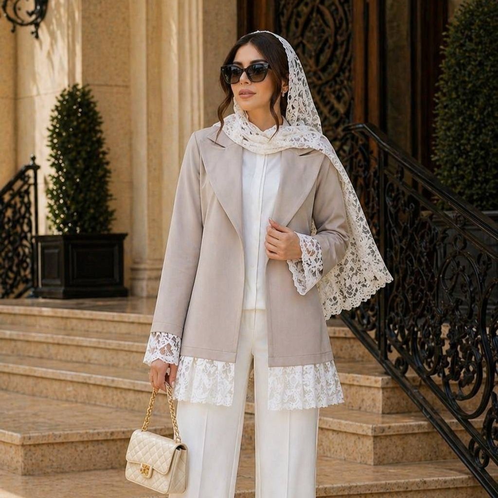 مشخصات مانتو کتی مجلسی مدل ایلماز