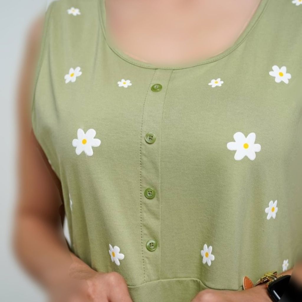 خرید انلاین سارافون بابونه زنانه نخ پنبه