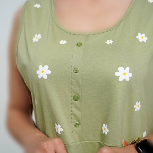 سارافون بابونه زنانه نخ پنبه