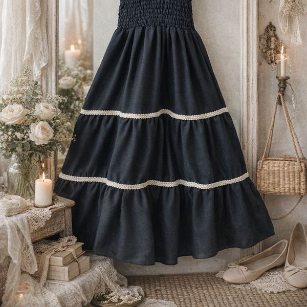 پیراهن ساحلی طبقه ای