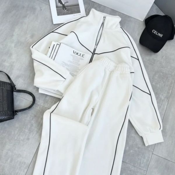 ست بامبر و شلوار بگ اسپورت زنانه