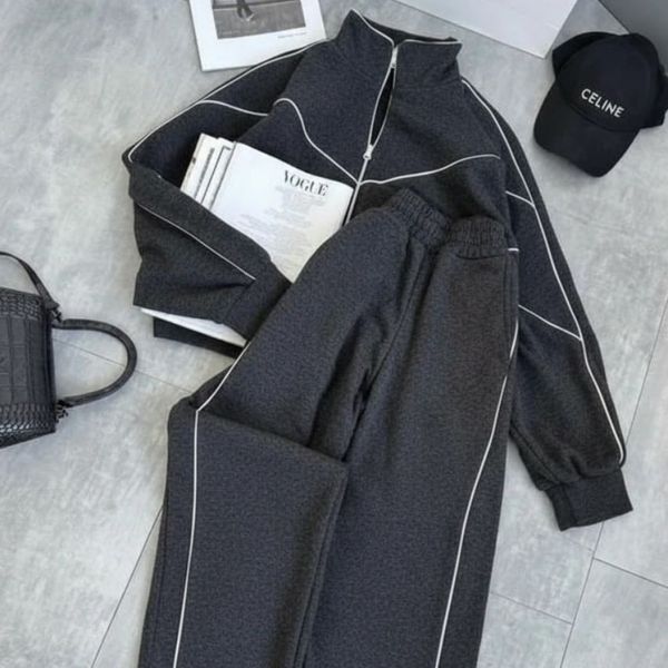 ست بامبر و شلوار بگ اسپورت زنانه