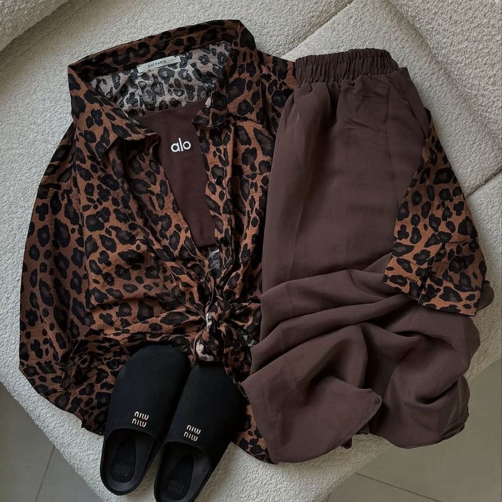 قیمت ارزان شومیز زنانه پلنگی