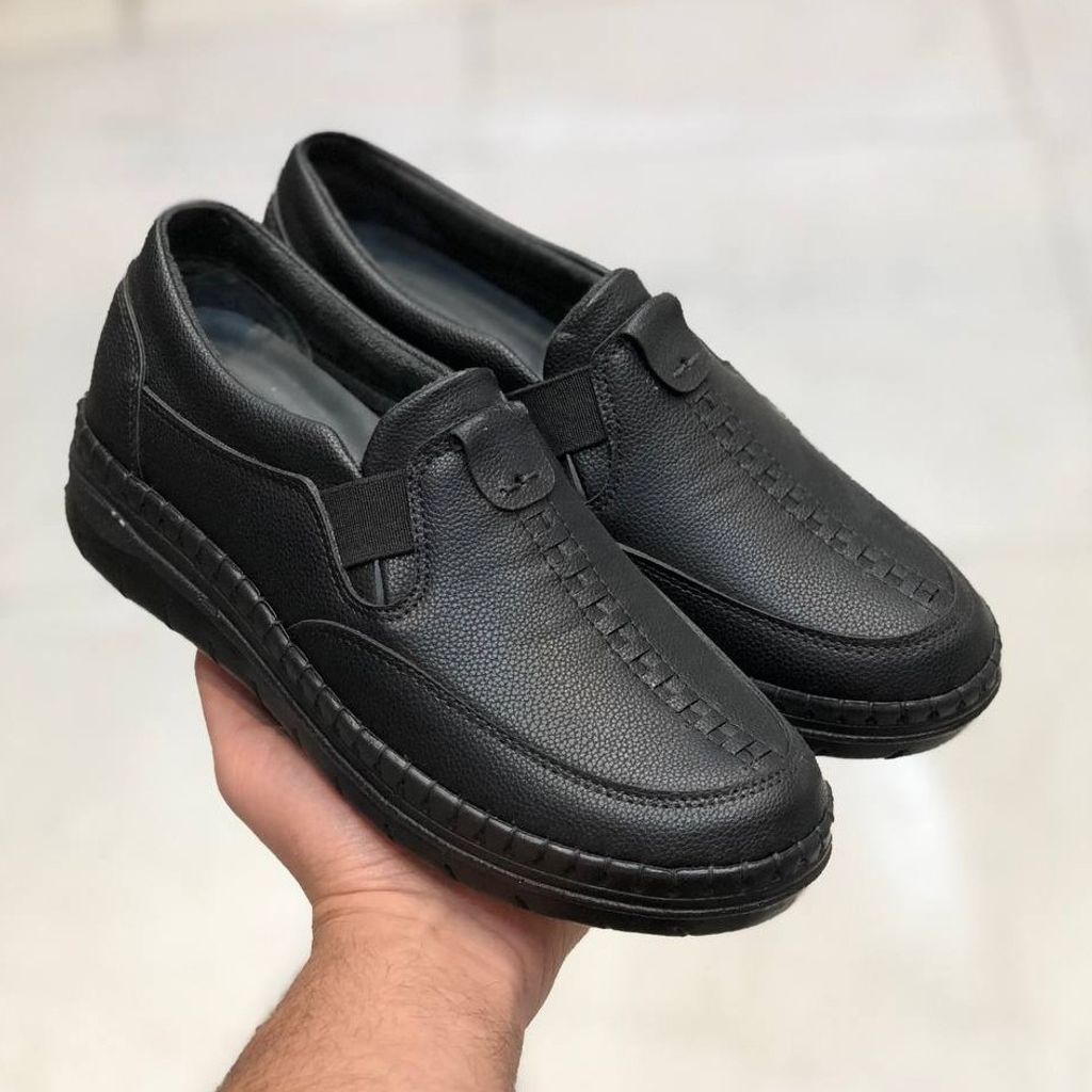 قیمت کفش چرم طبی زنانه مدل ساناز رنگ مشکی