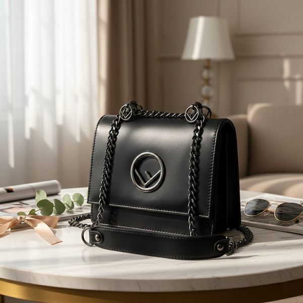 کیف رو دوشی زنانه وارداتی درجه یک طرح فندی Fendi